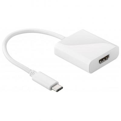 GOOBAY  66259 Adaptateur USB-C pour Appareil USB-C/HDMI 0,2 m Blanc
