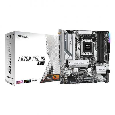 ASROCK  A620M Pro RS WiFi AMD A620 Emplacement AM5 micro ATX