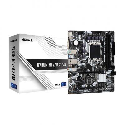 ASROCK  B760M-HDV/M.2 D4 Intel B760 LGA 1700 micro ATX
