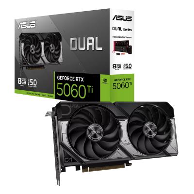 ASUS  Dual -RTX5060TI-8G NVIDIA GeForce RTX 5060 Ti 8 Go GDDR7 - Neuf