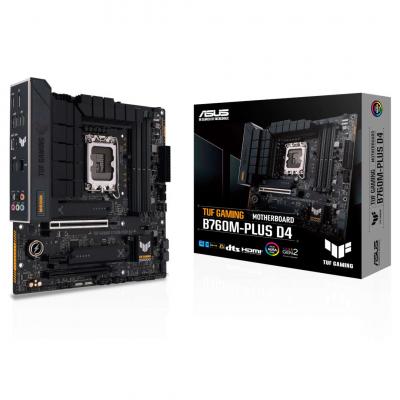 ASUS  Tuf Gaming B760m-plus D4 Motherboard Argent&eacute;