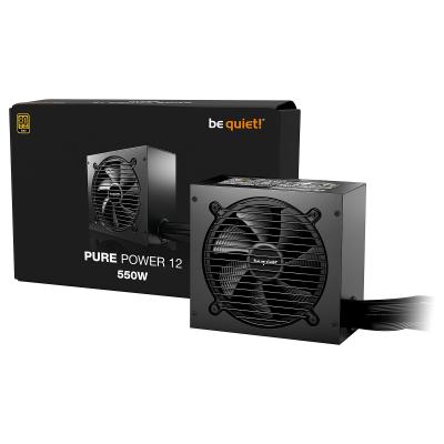 BE QUIET Alimentation PC semi modulaire Pure Power 12 550W 80 PLUS Gold Noir