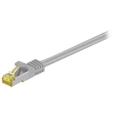 WENTRONIC Cordon RJ45 cat&eacute;gorie 7 S/FTP 0.5 m (Gris) - C&acirc;ble ethernet cat&eacute;gorie 7 &agrave; double blindage