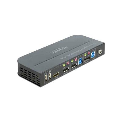 DELOCK  11482 commutateur &eacute;cran, Clavier et Souris Noir