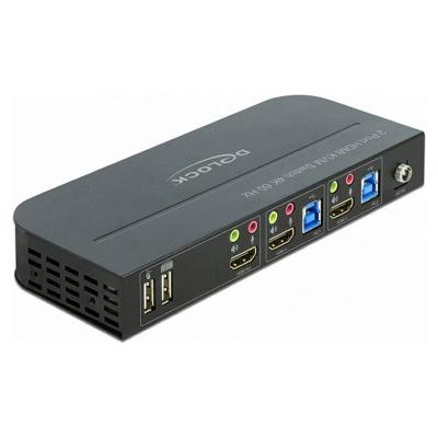 DELOCK  Compatible Hdmi Kvm Switch 4k 60 Hz With Usb 3.0 And Audio - K