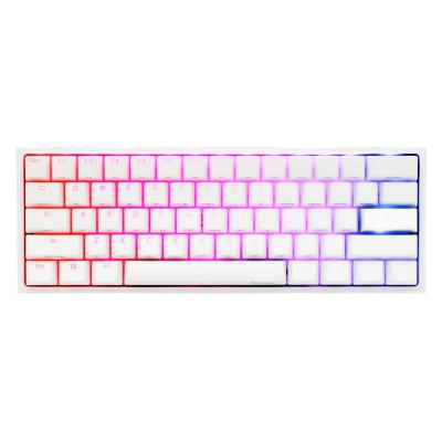 DUCKY CHANNEL  One 2 Mini RGB Blanc (Cherry MX Blue) (AZERTY)