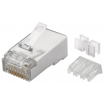 GOOBAY : 10 connecteurs RJ45 Cat6A STP &agrave; sertir 