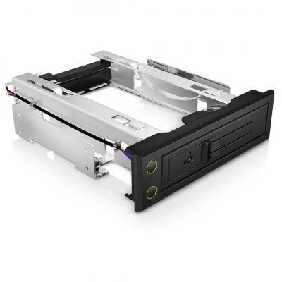 ICY BOX  IB-166SSK-B - Rack de stockage mobile - 3.5"" - noir