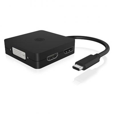 ICY BOX RaidSonic Adap  USB-C to HDMI, DP, VGA Or DVI