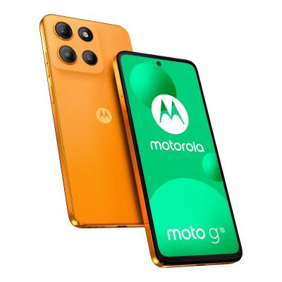MOTOROLA  Moto G15 Smartphone 4 Go/12 Go 6,72"" 5200 mAh et 15 Bl. Orange