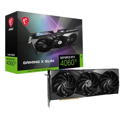 MSI Carte graphique  RTX 4060 Ti GAMING X SLIM 16G