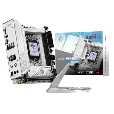 MSI Carte m&egrave;re Mini-ITX -  - MPG B860I EDGE TI WIFI - DDR5 - PCIe 5.0 - Wi-Fi 7