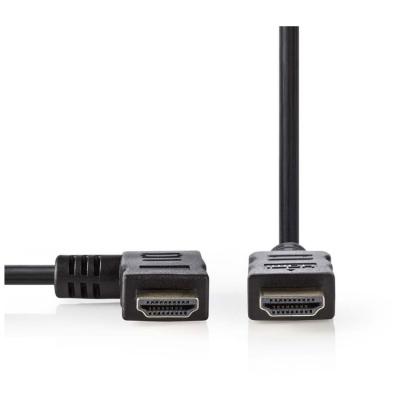 C&acirc;ble HDMI 1.4 coud&eacute; &agrave; droite - 1.5 m&egrave;tre - Noir - Nedis