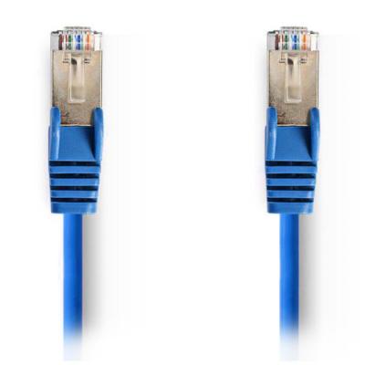 Nedis Cat. 5e C&acirc;ble r&eacute;seau SF/UTP RJ45 m&acirc;le vers RJ45 m&acirc;le Bleu 15 m