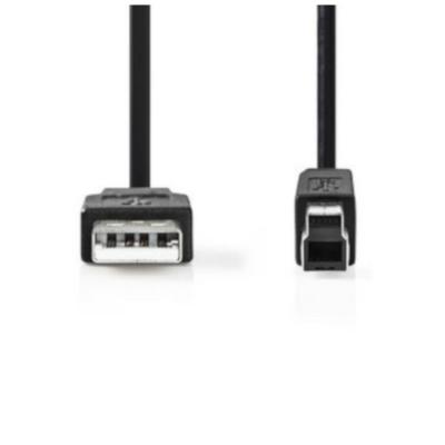 NEDIS  CCGL60100BK30 c&acirc;ble USB USB 2.0 3 m USB A USB B Noir - Neuf