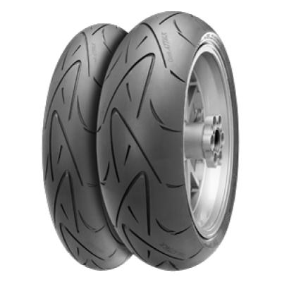 CONTINENTAL  ContiSportAttack ( 130/70 ZR16 TL (61W) M/C, Roue avant )