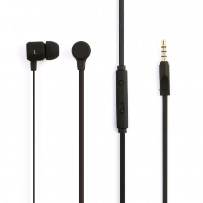 CULTURA  INEAR-01 - &Eacute;couteurs avec micro - intra-auriculaire - filaire - jack 3,5mm - noir