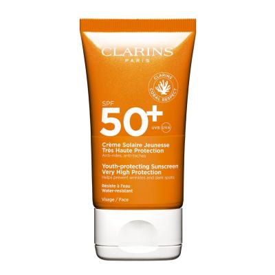 CLARINS Cr&egrave;me Solaire Jeunesse Tr&egrave;s Haute Protection Visage SPF50+ - 