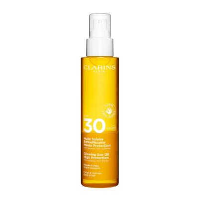 CLARINS Huile Solaire Embellissante Haute Protection Corps SPF30-150ml 