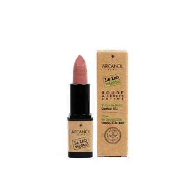 LE LAB VEGETAL Le Lab V&eacute;g&eacute;tal by Arcancil ROUGE &Agrave; L&Egrave;VRES SATIN&Eacute; Longue Tenue 405 NUDE