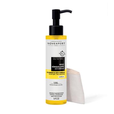 NOVEXPERT Huile d&eacute;maquillante aux 5 om&eacute;gas femme  150 ml