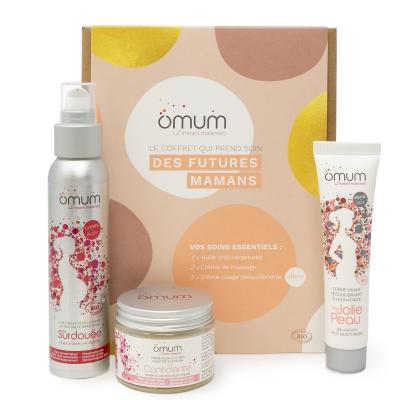 OMUM Coffret Qui Prend Soin Des Futures Mamans Bio 