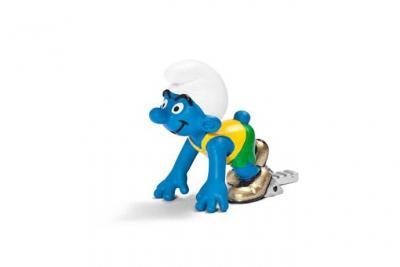 SCHLEICH  The Sprinter Smurf Figure Multicolore