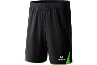ERIMA  Homme Short Classic 5 C, Noir/Green, XL EU