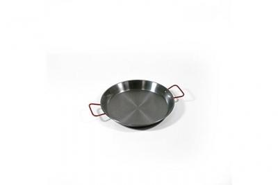LA IDEAL BCSA 10034 Plat &agrave; Pa&euml;lla Acier Poli Noir 34 cm