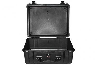 PELI  1550 BK flight case sans mousse 468x355x193 mm