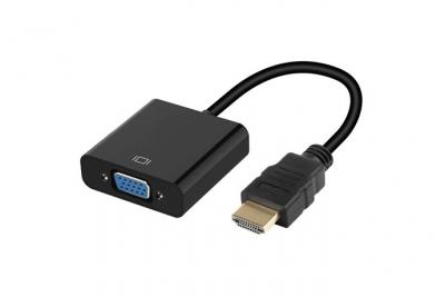 GENERIQUE Adaptateur VGA vers HDMI pour PC GIGABYTE Convertisseur Television Ecran Retroprojecteur Cable 1080p
