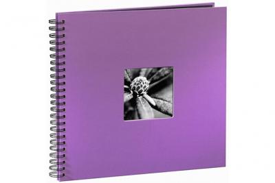 HAMA  Fine Art Wire-o Bound 36x32 Cm 50 Pages Photo Album Violet