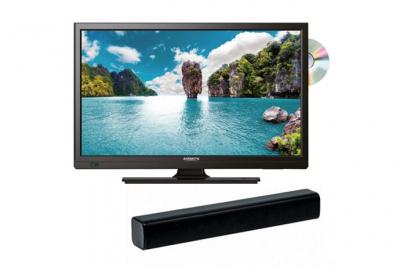 ANTARION Pack  tv led 24"" 60cm t&eacute;l&eacute;viseur hd lecteur dvd + barre de son compact