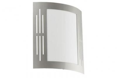 EGLO LIGHTING Applique ext&eacute;rieure Acier Inoxydable 1X15W-City -  - 82309