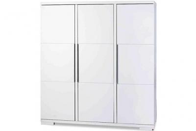Grande armoire pour chambre de b&eacute;b&eacute; blanc mat Polar Pinolino