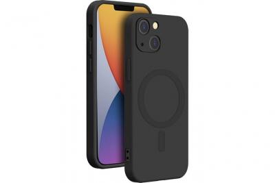 BIGBEN CONNECTED Coque  iPhone 14 MagSafe silicone noir Noir Bigben