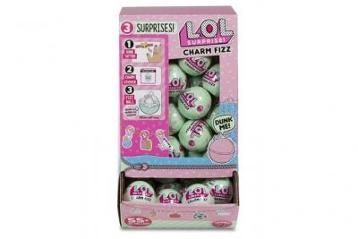 Boule p&eacute;tillante L.O.L Surprise Charm fizz Mod&egrave;le al&eacute;atoire