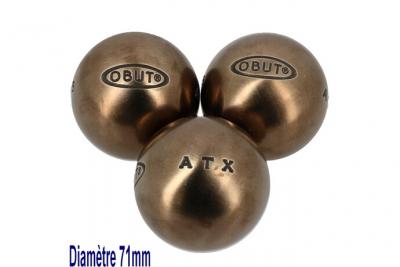 OBUT Boules de p&eacute;tanque Atx  competition 71mm -  