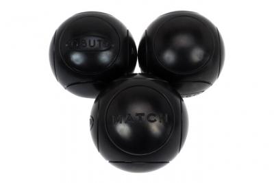 OBUT Boules de p&eacute;tanque Match noire (1) 75m -  