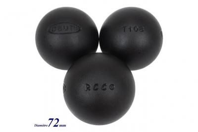 OBUT Boules de p&eacute;tanque -  - Mod&egrave;le Rcc - 72mm - 710g - Acier au carbone alli&eacute; 