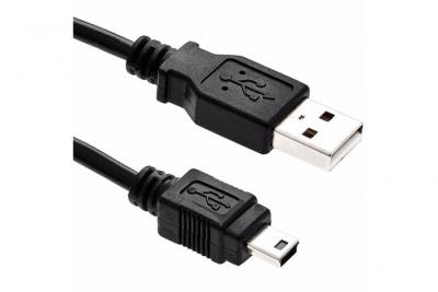 INECK &reg; Cable 2M USB - Mini USB Pour Manette PS3/ Wii U, GoPro Hero4 Black/ Slive, GoPro Hero3/ Hero3 Plus, Canon EOS 700d/ 77d/ 80d/ 1300d/ M3, 