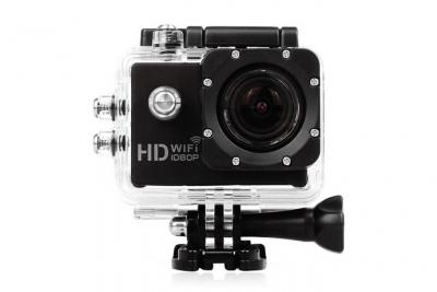 YONIS Cam&eacute;ra sport WiFi embarqu&eacute;e plong&eacute;e caisson 12MP Full HD 1080P Noir