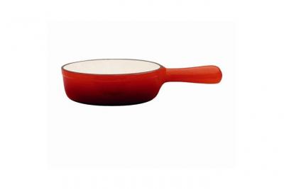 BAUMALU  Caquelon rouge pour fondue savoyarde les Hivernales