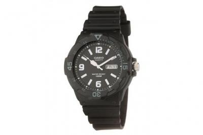 CASIO  Hommes Analogique Quartz Montre avec Bracelet en R&eacute;sine MRW-200H-1B2VEF