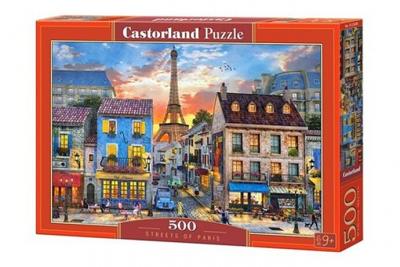 CASTORLAND  Rues de Paris, puzzle 500 pi&egrave;ces - - Puzzle