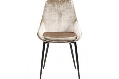 Chaise east side velours beige kare design
