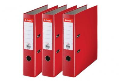  Classeur &agrave; levier standard 75mm rouge x 3