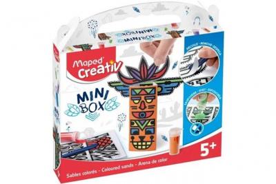 MAPED  Creativ MINI BOX Kit sables color&eacute;s, 8 pi&egrave;ces