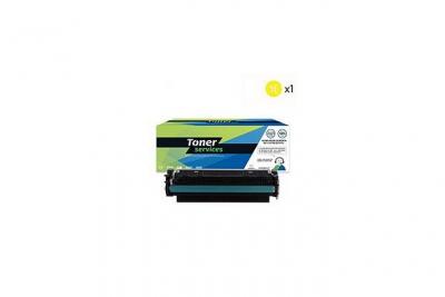 TONER SERVICES Compatible HP 305A Toner Jaune CE412A (HT412/CE412A/Canon 718)