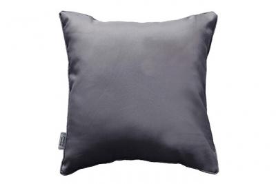 Coussin passepoil 60 x 60 cm polyester uni essentiel Beton